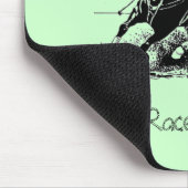 Barrel Racer im Herzen Mousepad (Ecke)