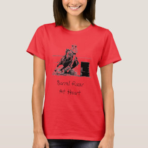 Barrel Racer im Herzen T-Shirt