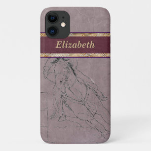 Barrel Racer (Mauve) Case-Mate iPhone Hülle