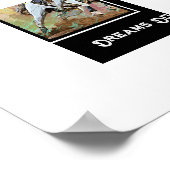 Barrel Racer Miss Rodeo Pageant Leben Sie Ihre Trä Poster (Ecke)