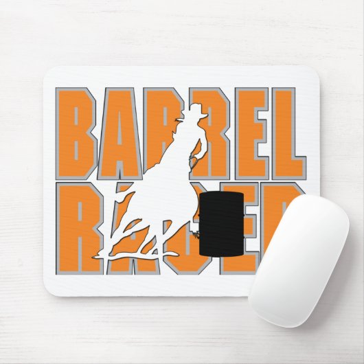 Barrel Racer Mousepad (Mit Mouse)