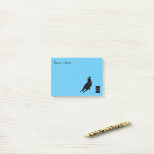Barrel Racer Post-it Klebezettel (Auf Schreibtisch)
