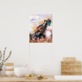 Barrel Racer Poster (Küche)