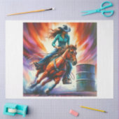 Barrel Racer Seidenpapier (Basteln)