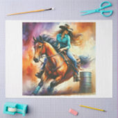 Barrel Racer Seidenpapier (Basteln)