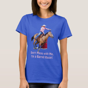 Barrel Racer und Horse Funny Shirt