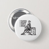 Barrel Racing 3 Barrels 2 Herzen 1 Traummagnet Button (Vorne & Hinten)