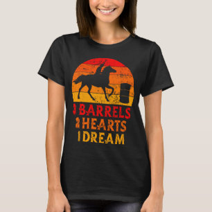 Barrel Racing Barrel Racer Reiten Rodeo Cowg T-Shirt