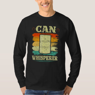 Barrel Racing Can Whisperer Retro Rodeo Barrel Rac T-Shirt
