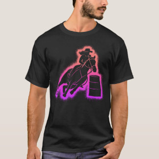 Barrel Racing Cowgirl Frauen Mädchen T-Shirt