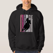 Barrel Racing Fierce Cowgirl Hat Western Theme Sou Hoodie (Vorderseite)