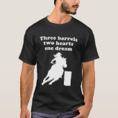 Barrel Racing für Mädchen Tees ihre oder Frauen Ha (Vorderseite)