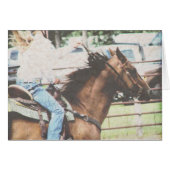 Barrel Racing Horse (Vorderseite (Horizontal))