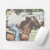 Barrel Racing Horse Mousepad (Mit Mouse)