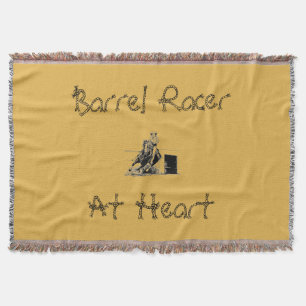 Barrel Racing Horse & Rider Decke