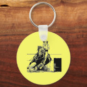 Barrel Racing Horse Schlüsselanhänger (Vorderseite)