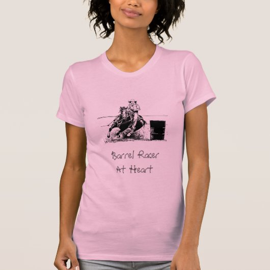 Barrel Racing Horse T-Shirt (Vorderseite)