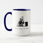 Barrel Racing Horse Tasse (Links)