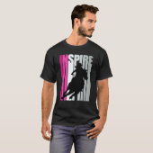 Barrel Racing Inspire Cowgirl Hat Western Theme So T-Shirt (Vorne ganz)