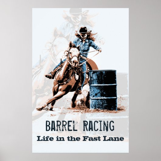 Barrel Racing - Leben in der Flucht Poster (Vorne)