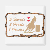 Barrel Racing Magnet (Vorne)