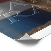 Barrel Racing Poster (Ecke)