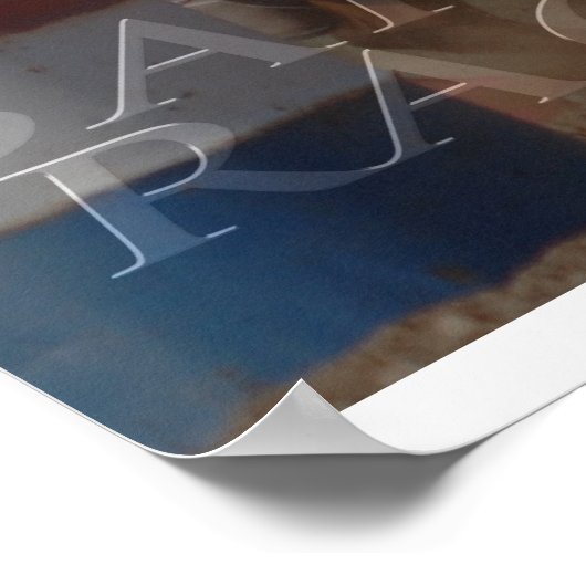 Barrel Racing Poster (Ecke)