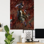 Barrel Racing Poster (Heimbüro)