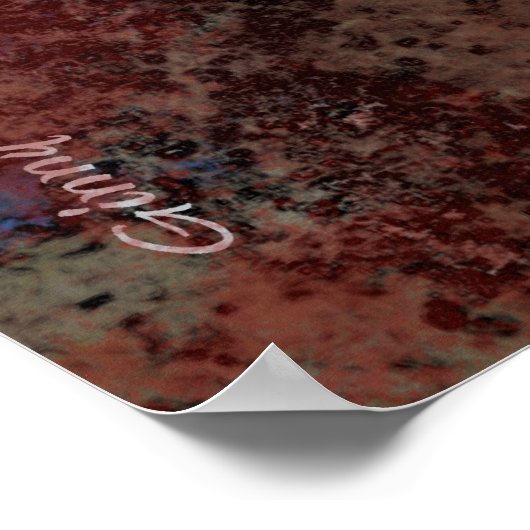 Barrel Racing Poster (Ecke)