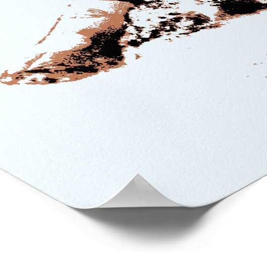 Barrel Racing Poster (Ecke)