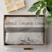 Barrel Racing Quote Seidenpapier (Geschenk)