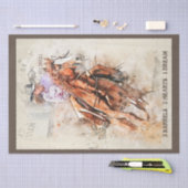 Barrel Racing Quote Seidenpapier (Handwerk)