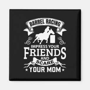 Barrel Racing Racing Reitsport Racer Racer R Magnet