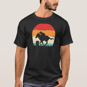 Barrel Racing Rodeo Pferd für Männer Frauen Teens T-Shirt