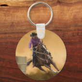 Barrel Racing Schlüsselanhänger (Vorderseite)