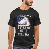 Barrel Racing Vater, das ist mein draußen amerikan T-Shirt (Vorderseite)