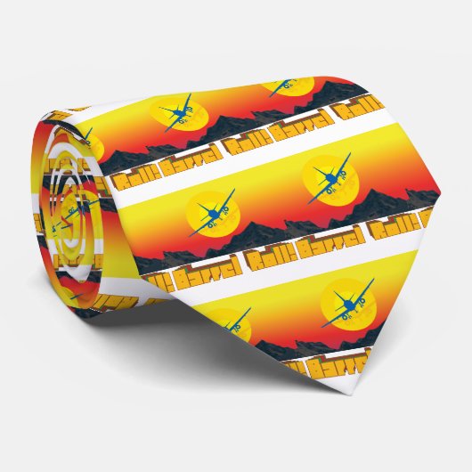 Barrel Roll Retro Krawatte 1 (Gerollt)