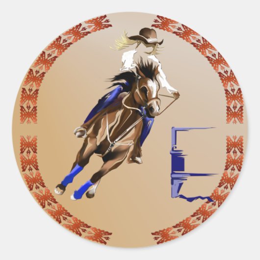 Barrel Rose Sticker (Vorderseite)