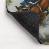Barrell-Racer-Malerei auf individuell anpassbare P Mousepad (Ecke)