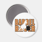 Barrell Racer T - Shirt und Geschenke. Magnet (Vorderseite/Rückseite)