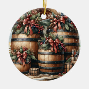 Barrels Keramik Ornament