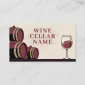 Barrels - Weinkeller Visitenkarte (Vorderseite)