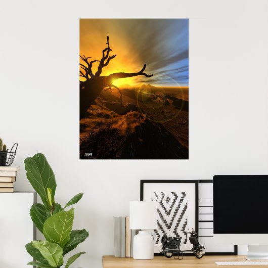 Barren Land Poster (Heimbüro)