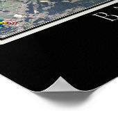 Barren River Lake Kentucky Satellite Poster Karte (Ecke)