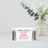 Barren und Stabstahl-Visitenkarte Visitenkarte (Stehend Vorderseite)