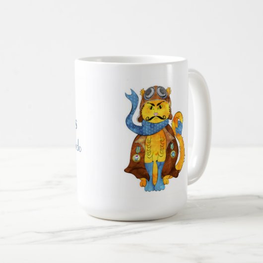Barren Van Kat Mug Kaffeetasse (VorderseiteRechts)