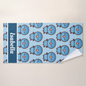 Barrennsittich/Kobalt Badehandtuch (Badehandtuch)