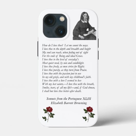 Barrett Browning - Sonnets aus Portugal 43 Case-Mate iPhone Hülle (Rückseite)