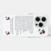 Barrett Browning - Sonnets aus Portugal 43 Case-Mate iPhone Hülle (Rückseite (Horizontal))