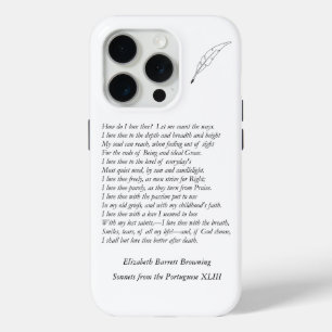 Barrett Browning - Sonnets aus Portugal 43 Case-Mate iPhone Hülle